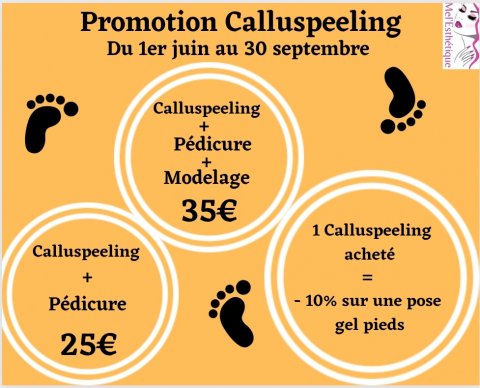 Promotion calluspeeling (soin anti callosité des pieds) à Vienne